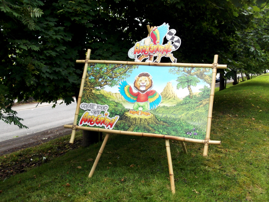 bamboo framed whiteboard