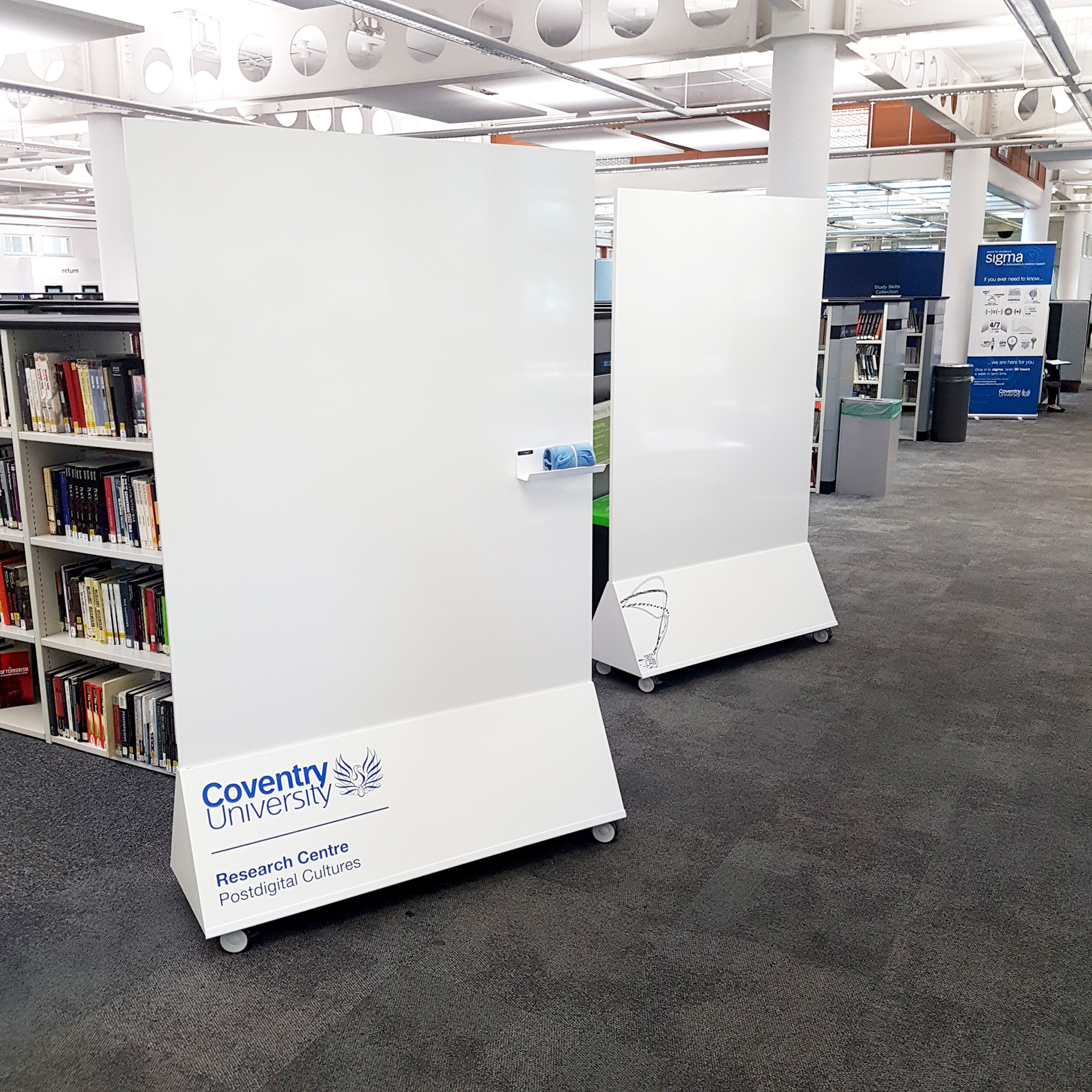 Branded mobile whiteboard