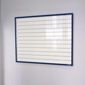 year planner whiteboard with gridlines