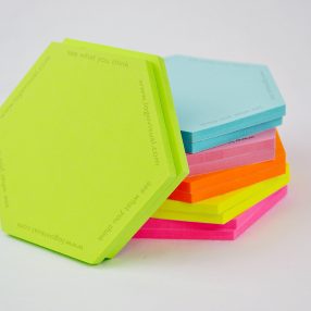 Small Hexagonal Sticky Notes