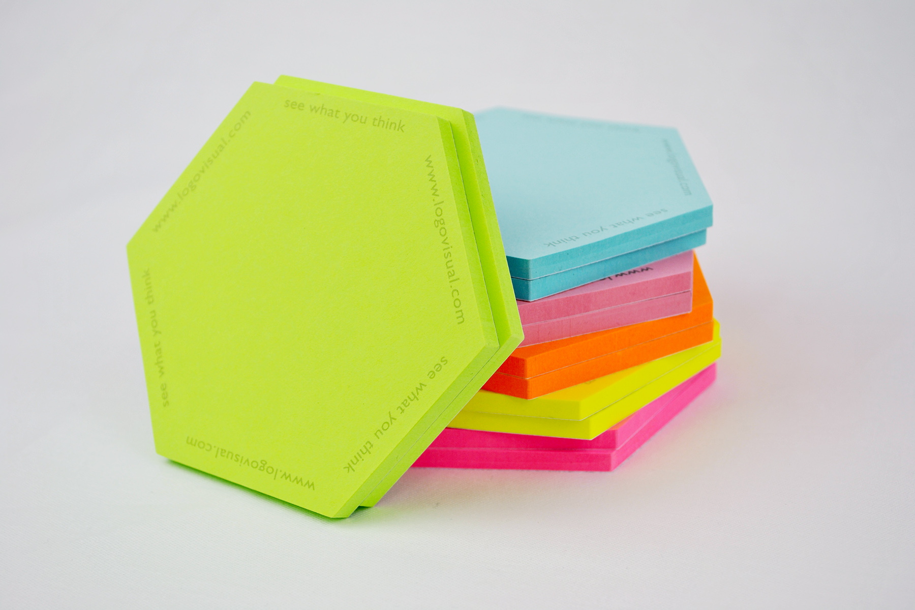 Small Hexagonal Sticky Notes