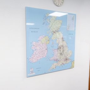UK Map Whiteboard