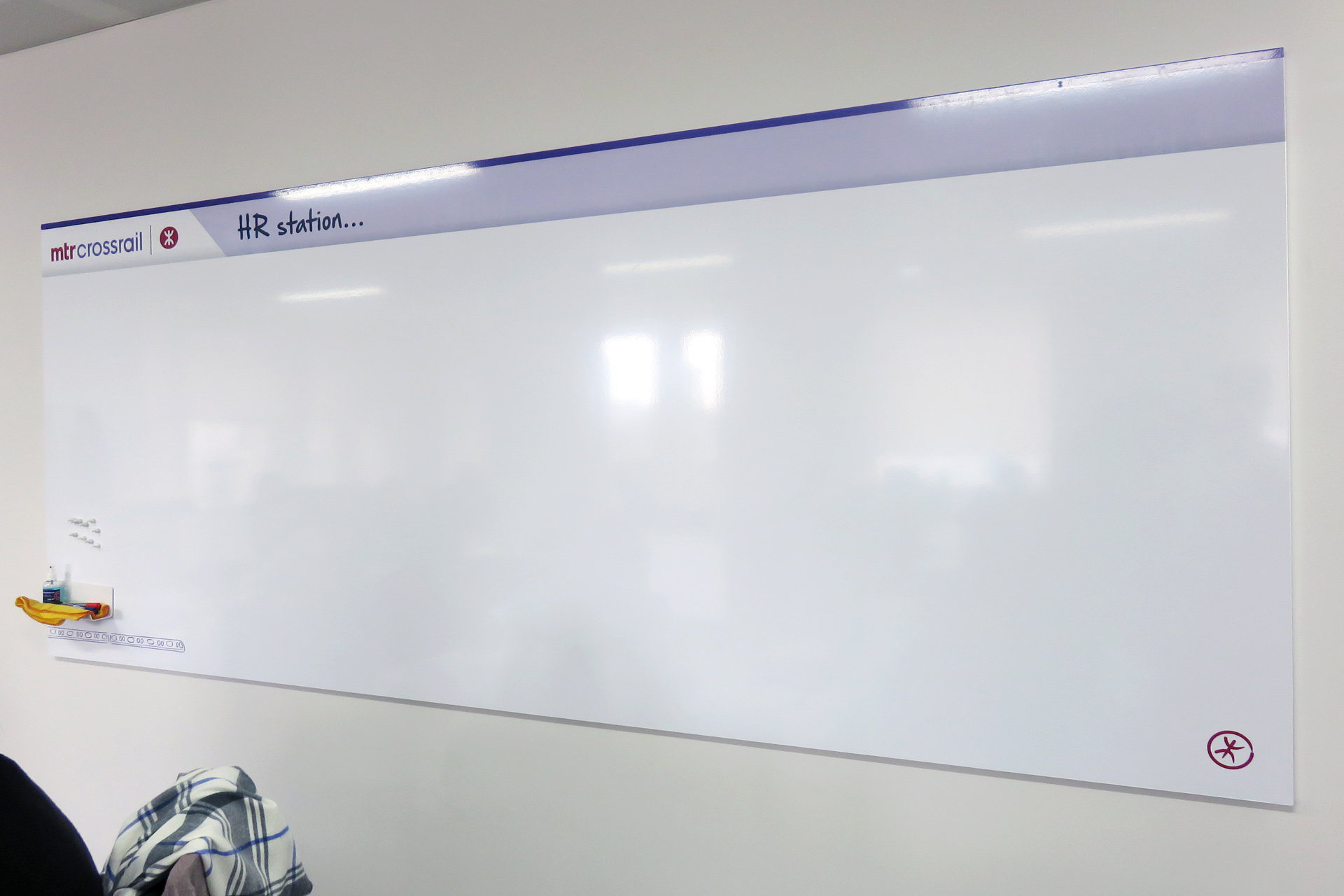 Custom printed whiteboard
