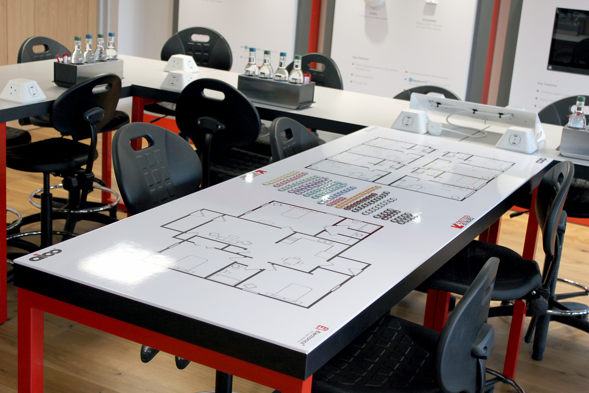 Custom printed whiteboard