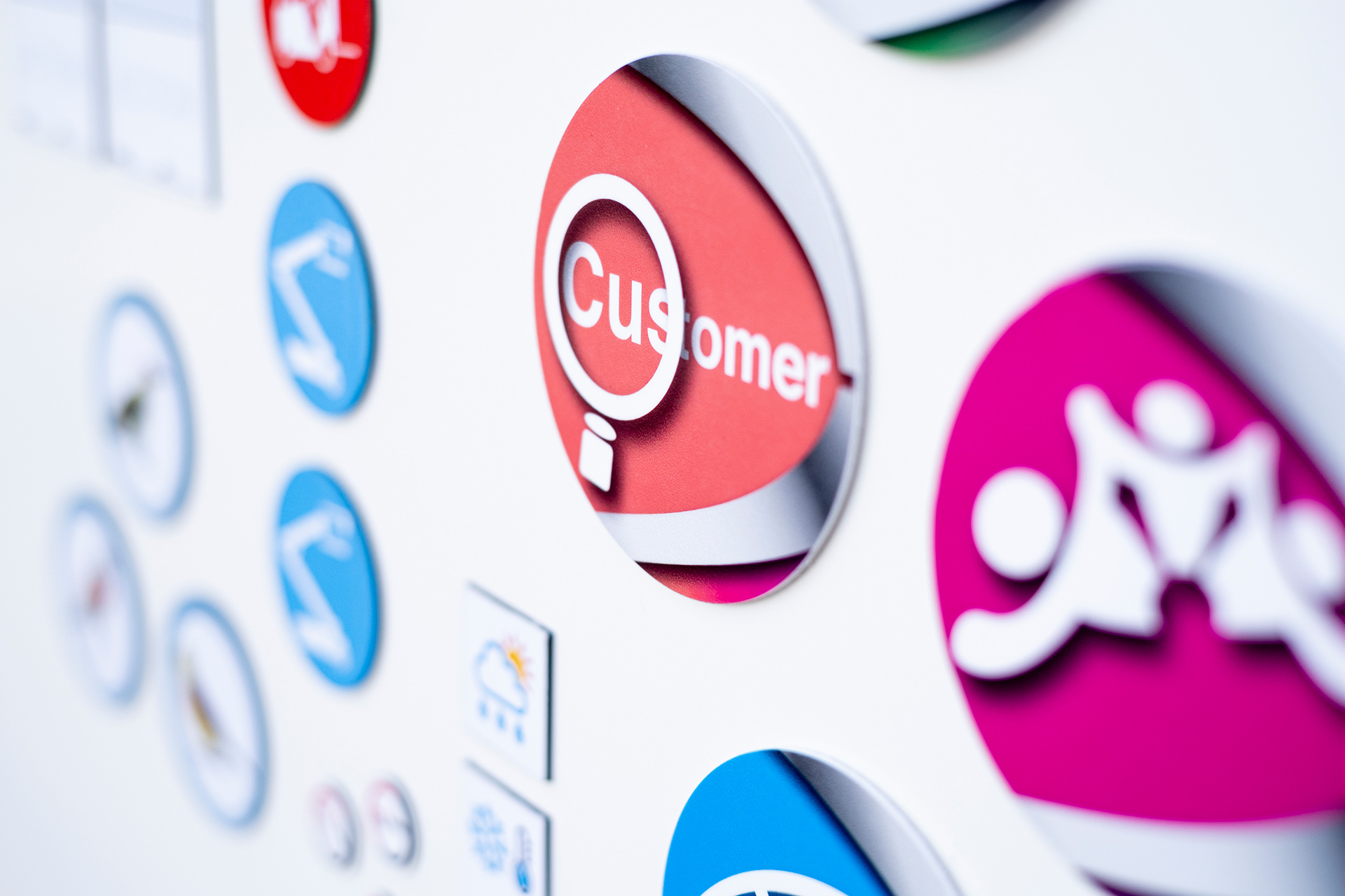 Custom printed magnets