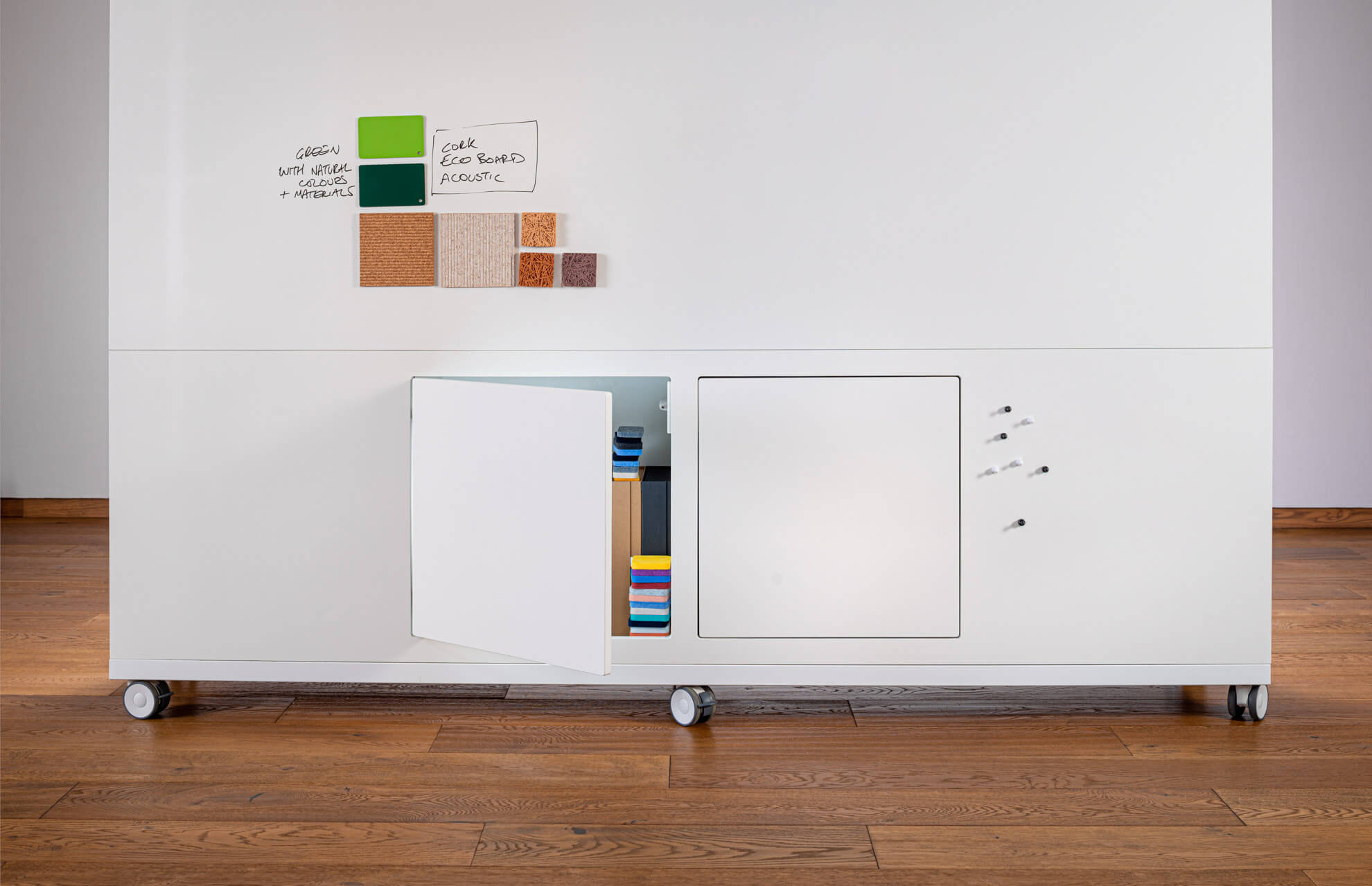 ThinkingWall Divider with built in storage
