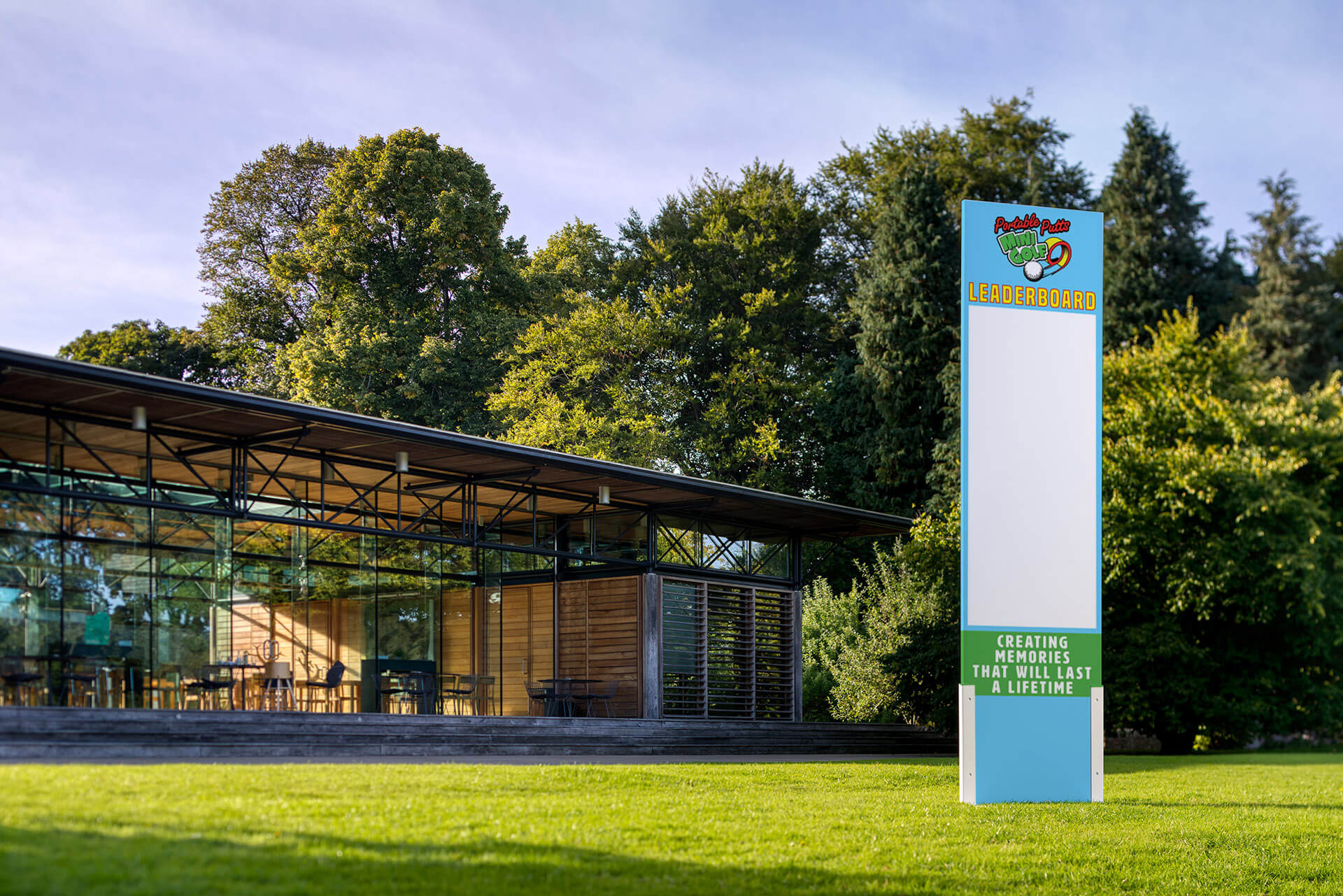 Printed magnetic leaderboard outdoor or indoor