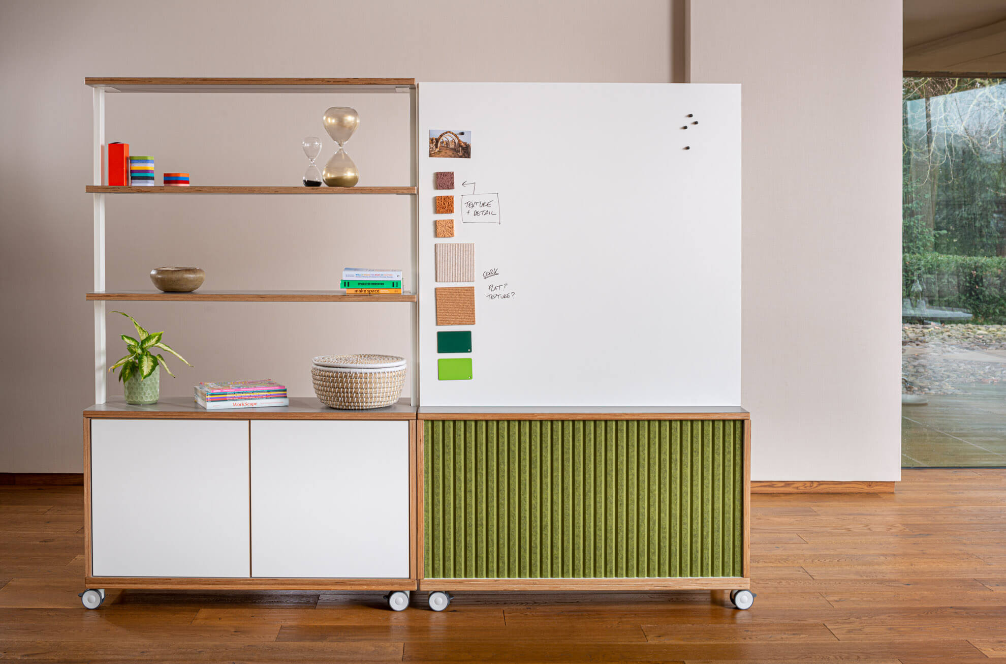 ThinkingWall Acoustic Cupboard Combi with double cupboards