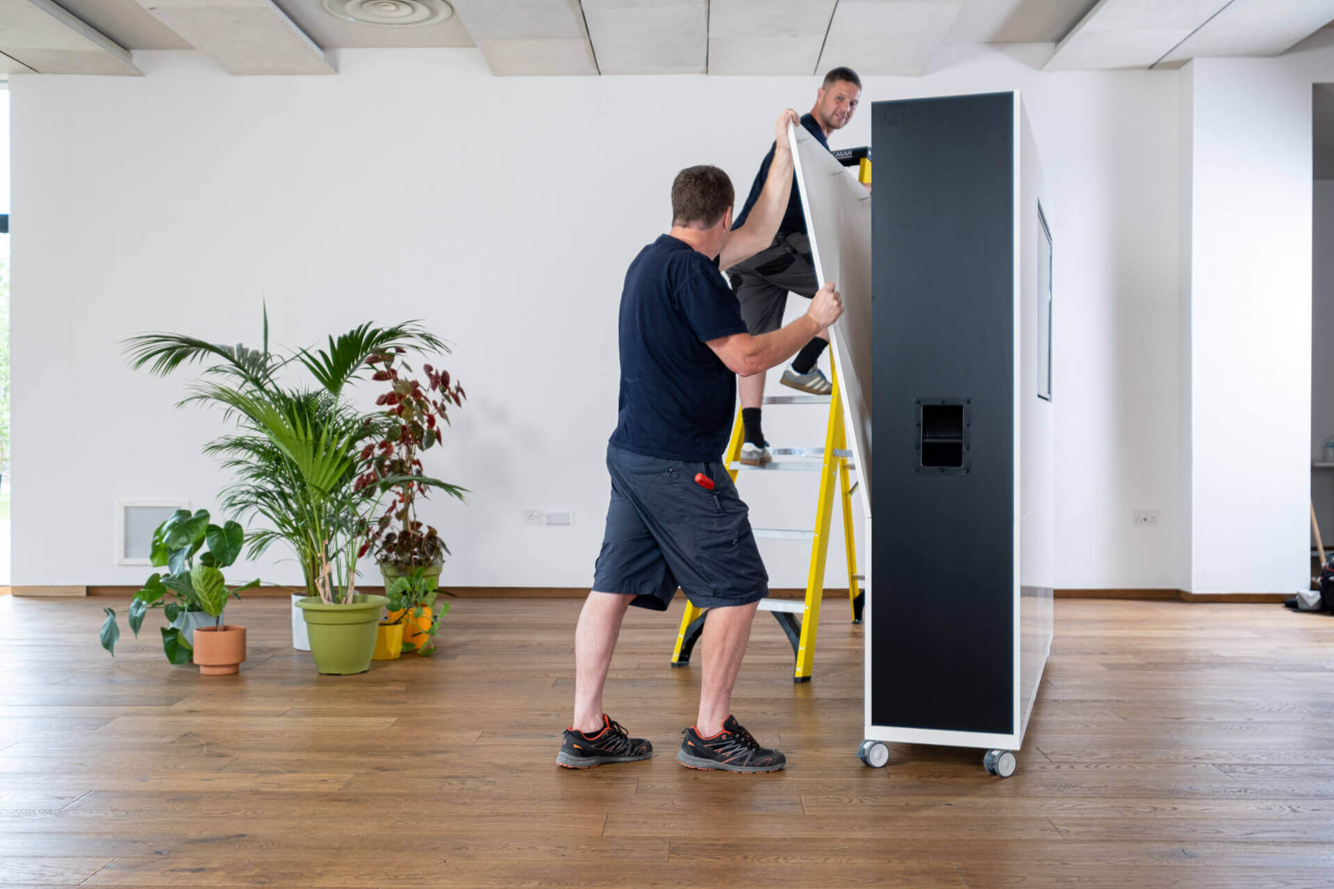 Logovisual office mobile divider wall delivered and installed