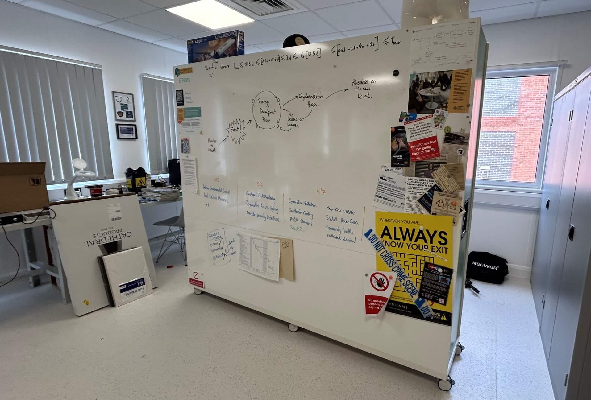 ThinkingWall Divider in use for learning at NMITE