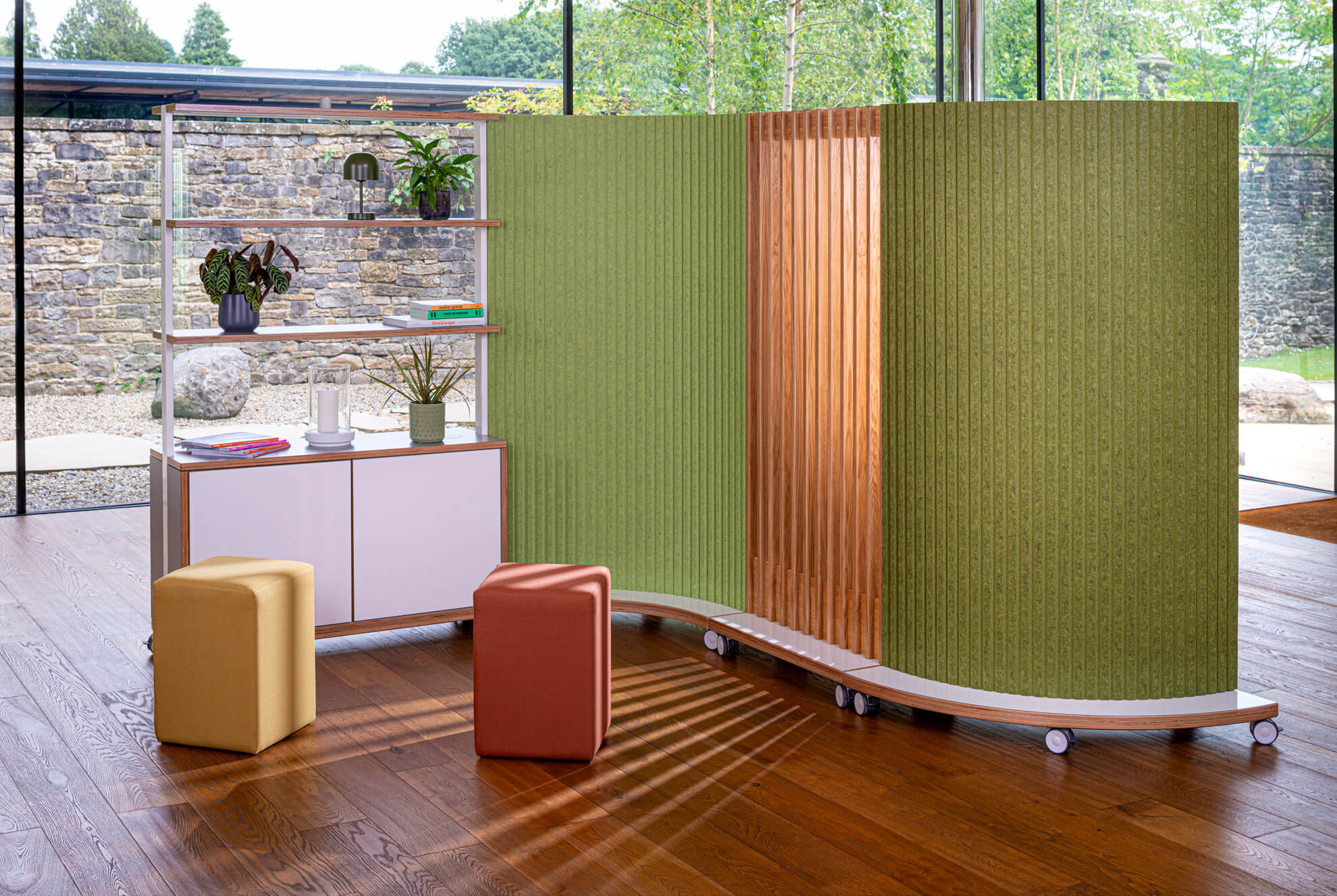 ThinkingWall Mobile Slatted Screen